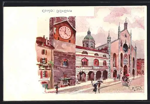 Künstler-AK Como, Cattedrale