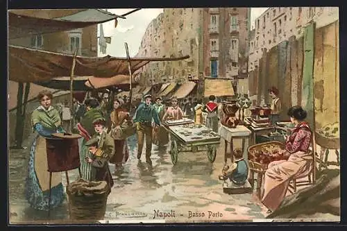 Lithographie Napoli, Basso Porto