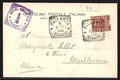 AK Pallanza /Lago Maggiore, Hafenansicht mit Booten