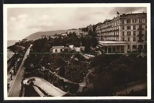AK San Remo, Blick auf das Hotel Royal und die Küste