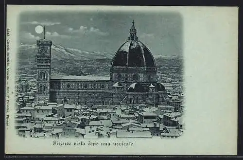 Mondschein-AK Firenze, Panorama visto dopo una nevicata