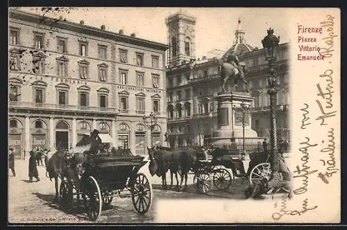 AK Firenze, Piazza Vittorio Emanuele