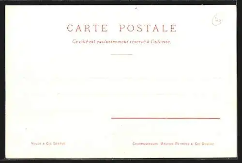 Künstler-AK Isola Pescatori, Blick zur Insel