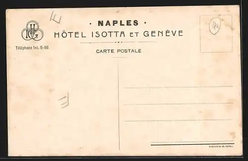 AK Naples, Hotel Isotta & Genève