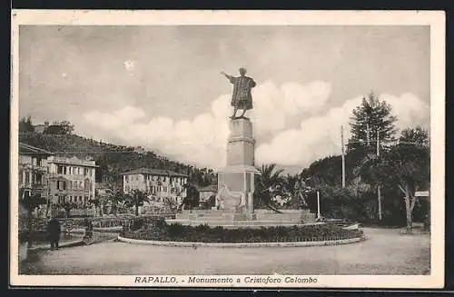AK Rapallo, Monumento a Cristoforo Colombo