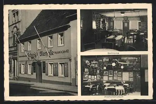 AK Radeberg /Sachs., Gasthof Schurig`s Bierhalle, Pulsnitzer Strasse 24