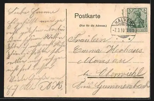 AK Anschlag bei Halver, Gastwirtschaft von L. Bürger