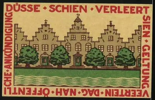 Notgeld Friedrichstadt 1921, 50 Pfennig, Luth. Kirche