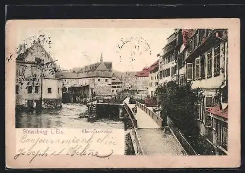 AK Strassburg, Klein-Frankreich mit Dünzenmühle