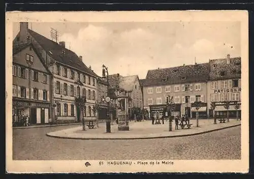 AK Haguenau, Place de la Mairie