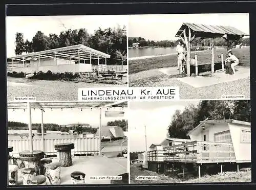 AK Lindenau, Naherholungszentrum am Forstteich, mit Gaststätte Neptunklause