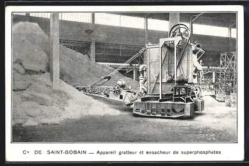 AK Saint-Gobain, Appareil gratteur et ensacheur de superphosphates
