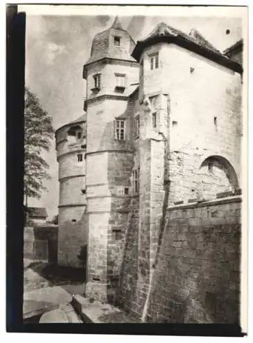 Fotografie W. Apel, Berlin, Ansicht Kronach, Festung Rosenberg