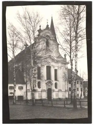 Fotografie W. Apel, Berlin, Ansicht Diessen / Ammersee, Weg zur Pfarrkirche