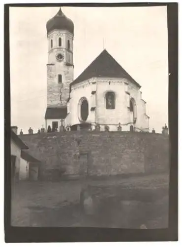 Fotografie W. Apel, Berlin, Ansicht Diessen / Ammersee, Kirche St. Georgen