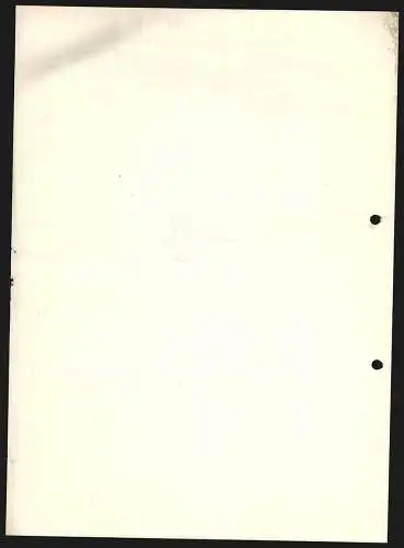 Rechnung Urbach 1935, Konrad Hornschuch AG, Baumwoll- & Textil-Fabrik, Gesamtansicht der Fabrikanlage, Schutzmarke