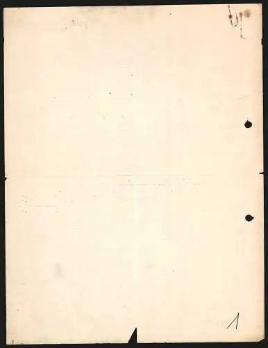 Rechnung Mettmann 1925, Armin Henssgen, Specialfabrik in Karabinerhaken, Blick auf das Betriebsgelände, Produktansicht