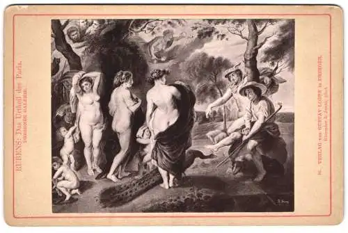 Fotografie Römmler & Jonas, Dresden, Gemälde: Das Urteil des Paris, nach Rubens