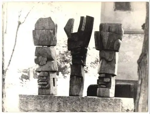 41 Fotografien Vit Jon, Ansicht Liberec / Reichenberg, Ausstellung: Socha a mesto Liberec 1969, Statuen in der Stadt