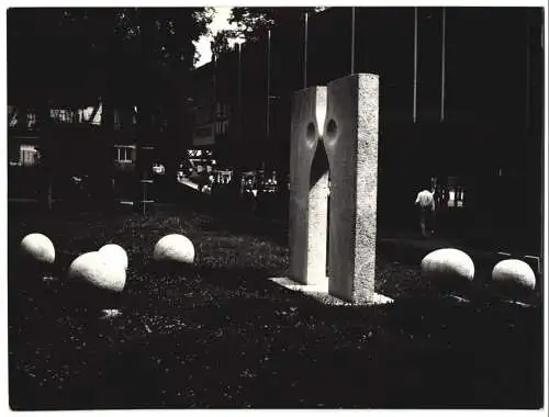 41 Fotografien Vit Jon, Ansicht Liberec / Reichenberg, Ausstellung: Socha a mesto Liberec 1969, Statuen in der Stadt