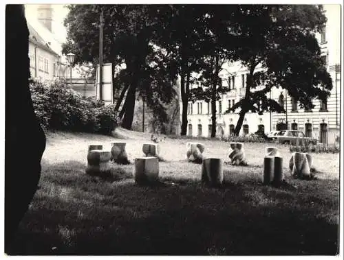 41 Fotografien Vit Jon, Ansicht Liberec / Reichenberg, Ausstellung: Socha a mesto Liberec 1969, Statuen in der Stadt