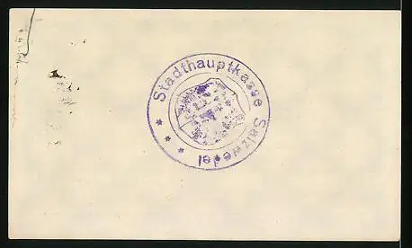 Notgeld Salzwedel 1917, 50 Pfennig, Unterschrift Magistrat D. Rerika