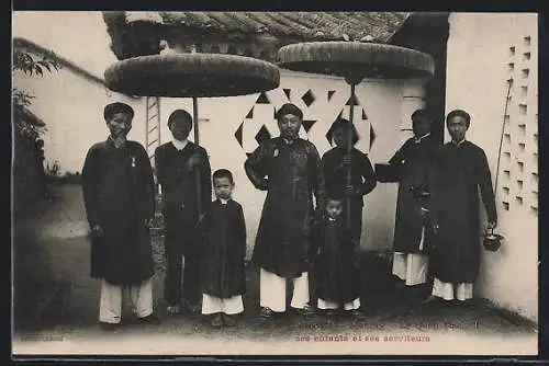AK Moncay, Le Quan-Dao, ses enfants et ses serviteurs