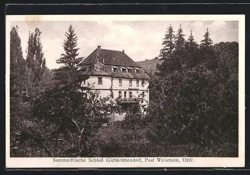 AK Weismain /Obfr., Sommerfrische Schloss Gichkröttendorf