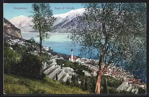 AK Gargnano, Panorama, Lago di Garda