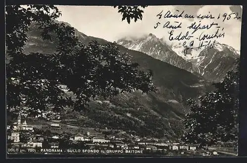 AK Edolo, Panorama, Sullo Sfondo il Gruppo Baitone