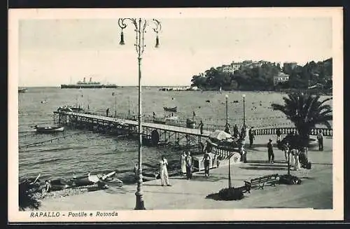 AK Rapallo, Pontile e Rotonda
