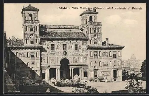 AK Roma, Villa Medici, Palazzo dell` Accademia di Francia