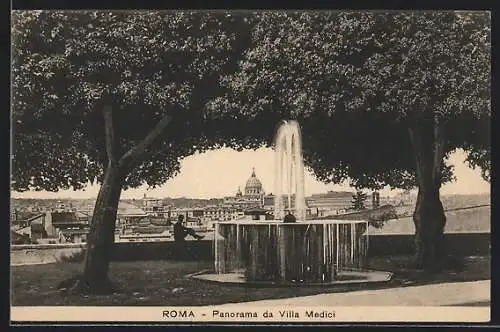 AK Roma, Panorama da Villa Medici