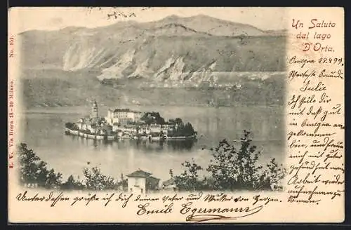 AK Lago d`Orta, Insel gegen die Berge