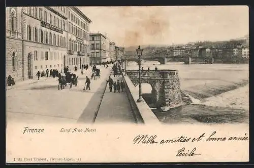 AK Firenze, Lung` Arno Nuovo