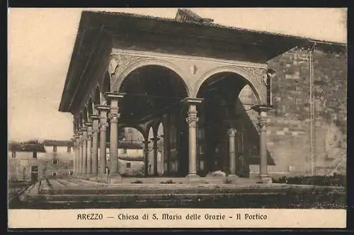 AK Arezzo, Chiesa di S. Maria delle Grazie, Il Portico