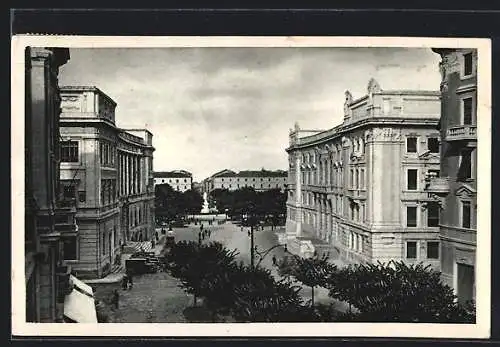 AK Ancona, Palazzo R. R. Poste e Telegrafi e Palazzo del Littorio