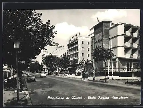 AK Rimini, Rivazzurra, Viale Regina Margherita, Hotel de France