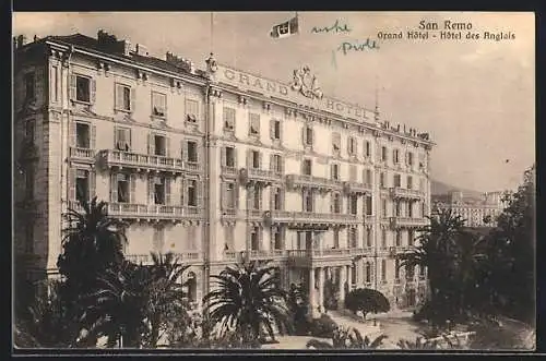 AK San Remo, Grand Hotel - Hotel des Anglais