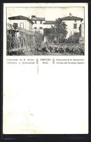 AK Firenze, Collegio di S. Bonaventura a Quaracchi