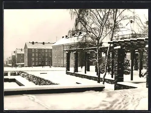 AK Reichenbach /Vogtl., Siedlung am Wasserturm im Winter