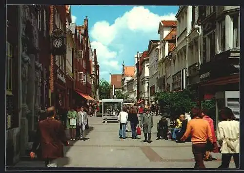 AK Lüneburg, Blick in die Grosse Bäckerstrasse
