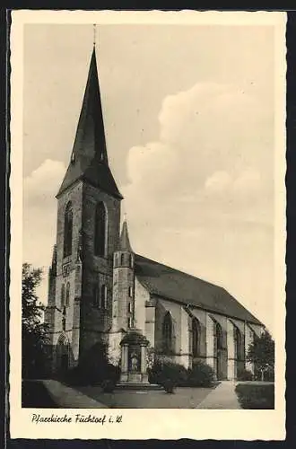 AK Füchtorf i. W., Ansicht der Pfarrkirche