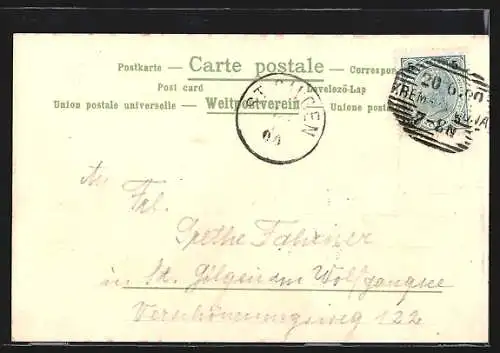 AK Gänseblumen mit Blättern