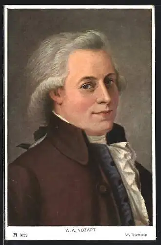 AK Wolfgang Amadeus Mozart, Musiker