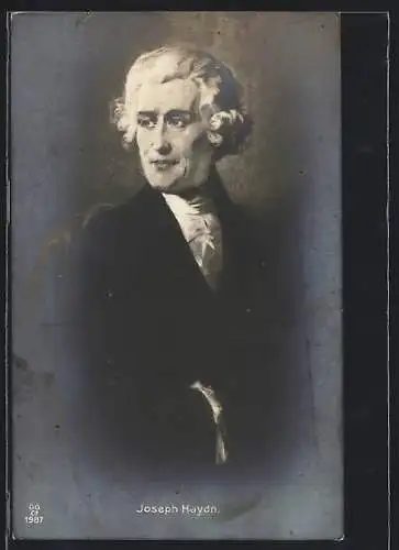 Künstler-AK Portrait Joseph Haydn