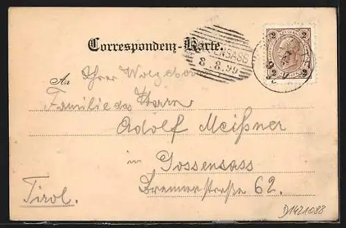 AK Mürzzuschlag, Partie in der Wienerstrasse