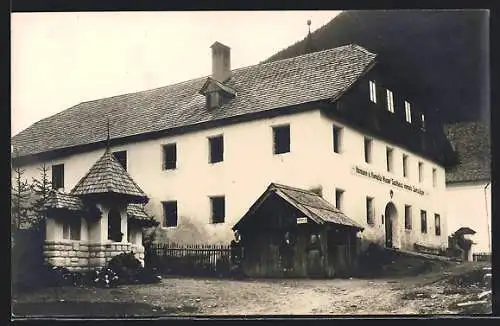 AK St. Nikolai, Gasthaus Moser mit Kapellchen