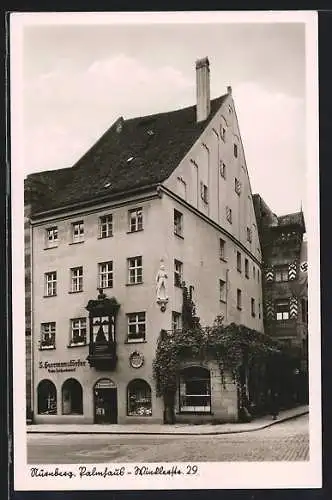 AK Nürnberg, Wohnhaus des Buchhändlers Joh. Phil. Palm, Winklerstrasse 29