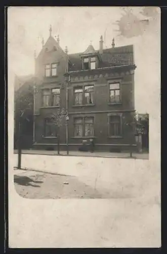 Foto-AK Hamm /Westf., Grünstrasse 34 im Jahr 1909